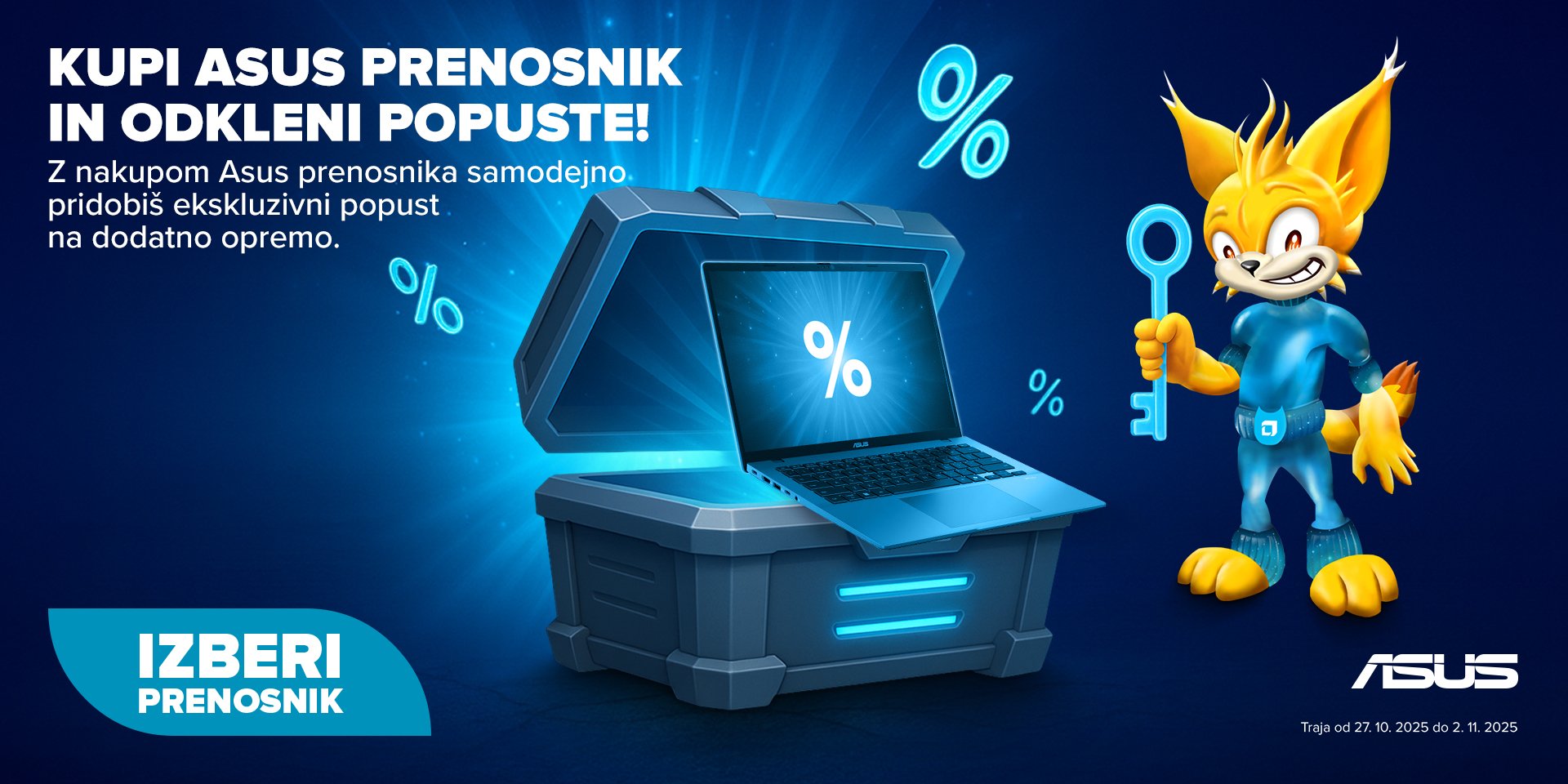 Ključni teden - AKCIJA ASUS PRENOSNIKI